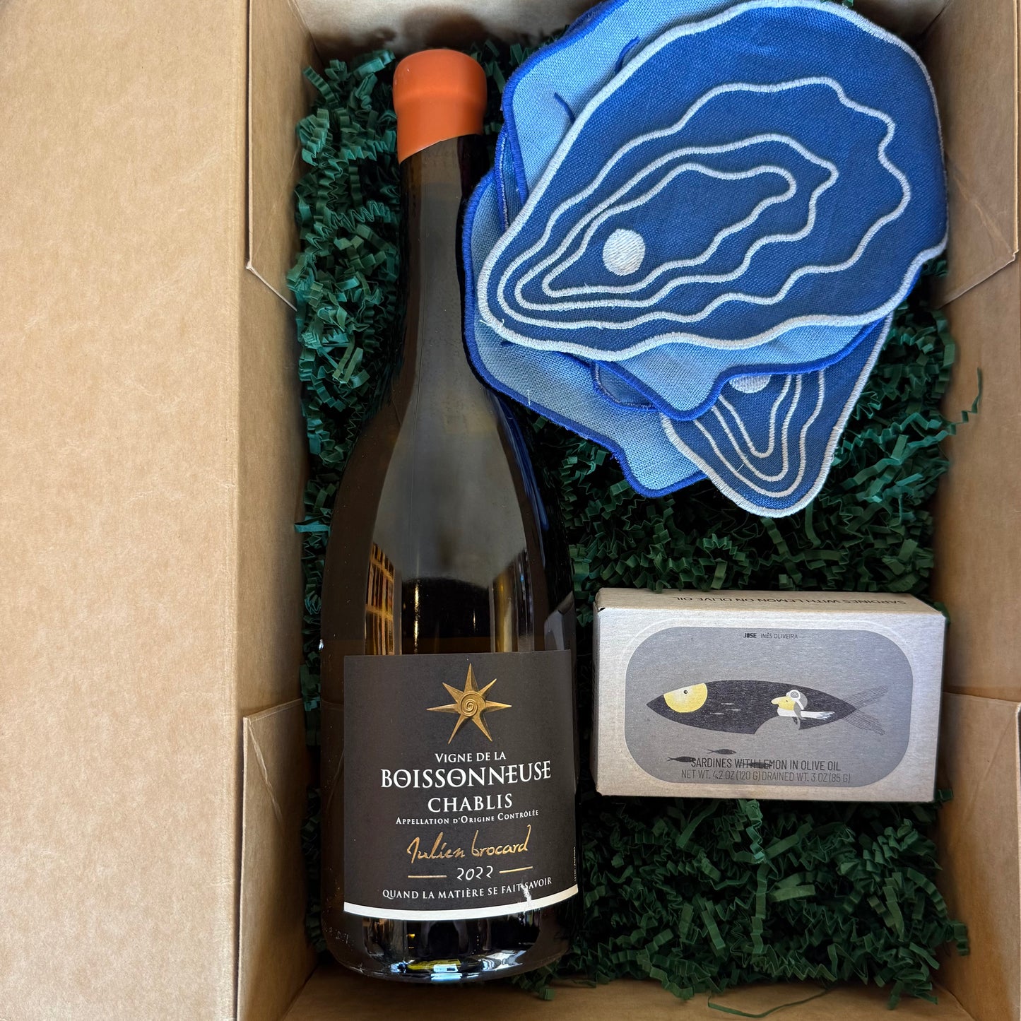 "Chablis and Shells" Gift Box