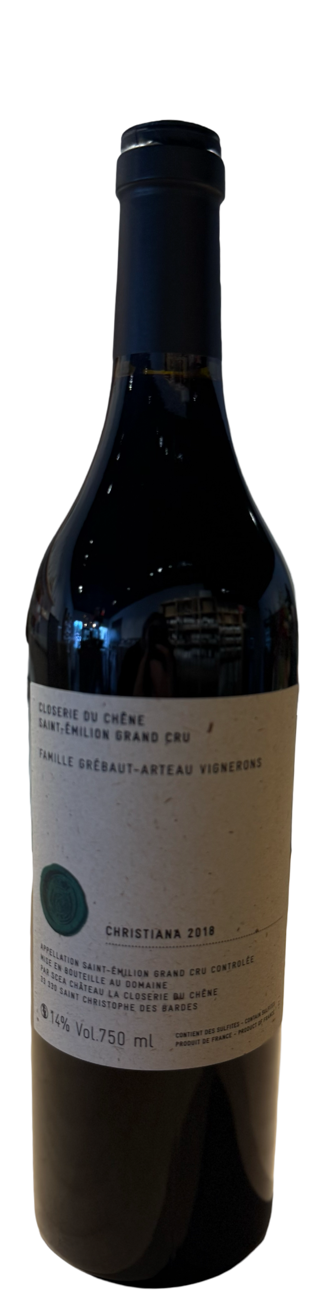 Closerie Du Chene Saint-Emilion Grand Cru "Christiana" 2018