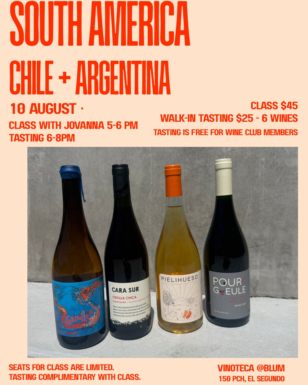 South America Wines Tasting 09/10