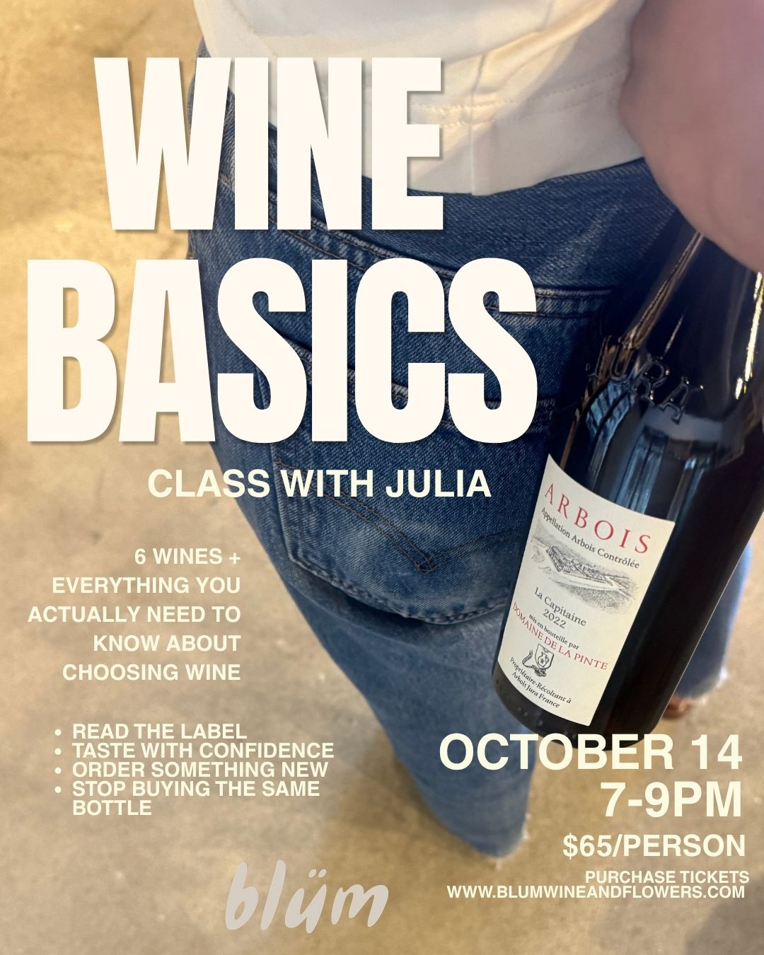 Wine Basics - Class with Julia 10/14