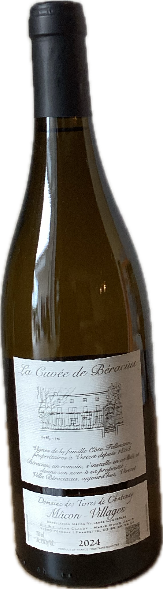 Domaines des Terres de Chatenay Mâcon-Villages La Cuvée de Béracius 2024