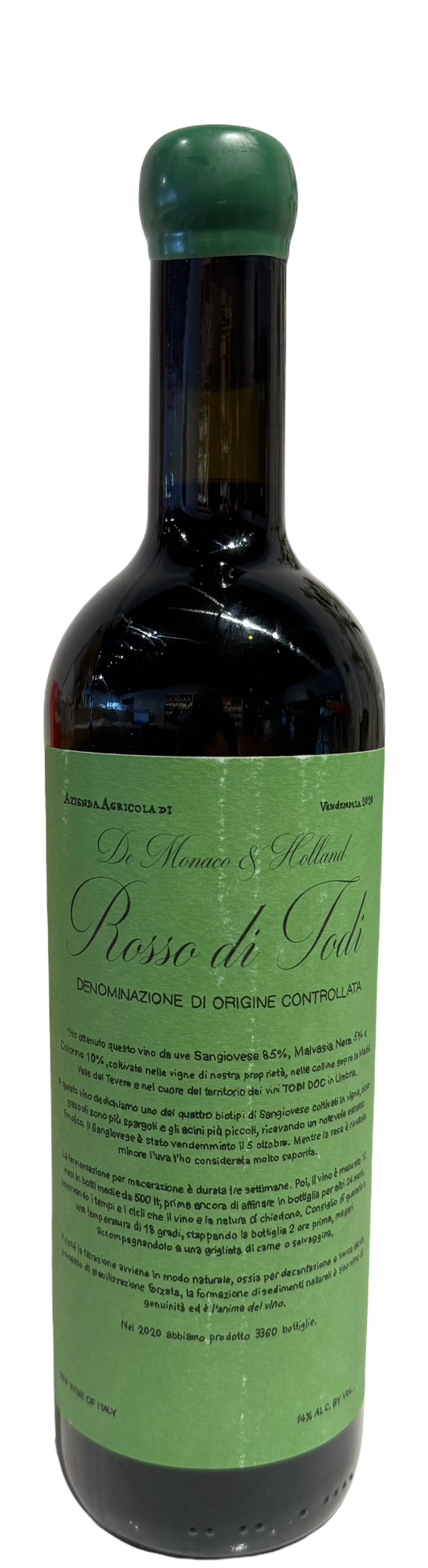 De Monaco & Holland Rosso di Todi Umbria 2020