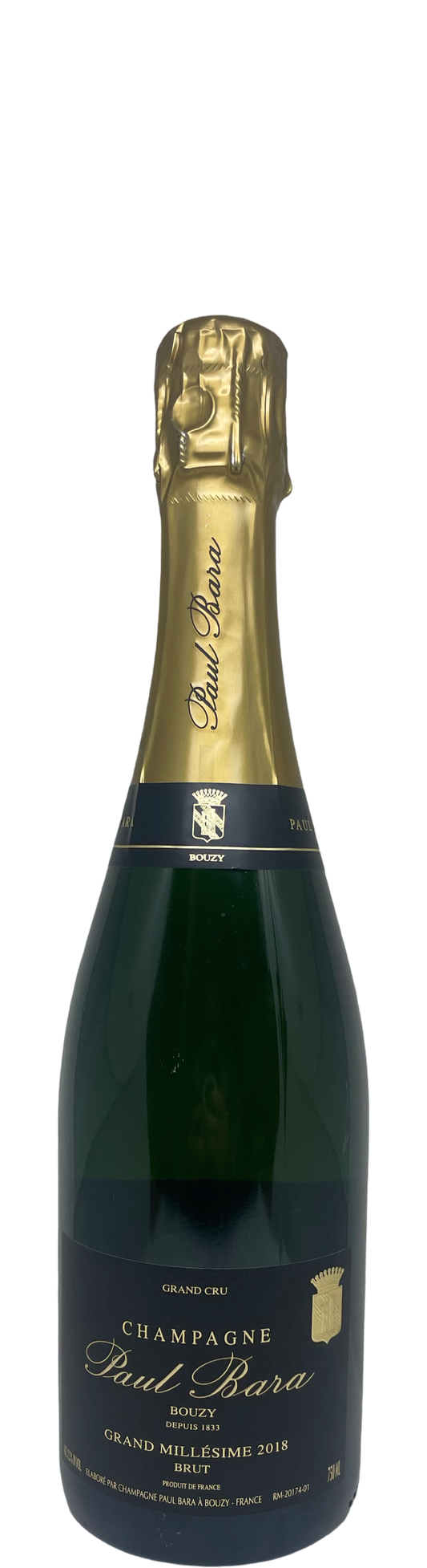 Paul Bara Brut Millèsime Grand Cru 2018
